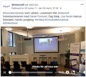 Inspirationsfrukost Innovationshinder Facebook Live